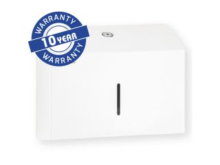 MERIDA STELLA WHITE LINE SLIM MINI folded paper towel dispenser, white